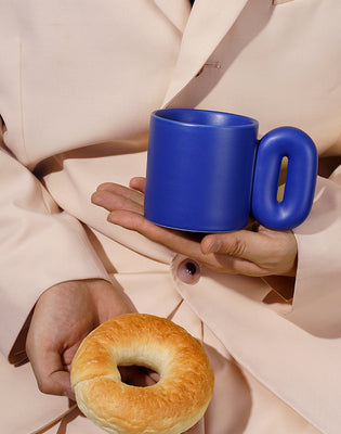 Taza Nórdica Azul Klein 3D - Vaso de Agua con Diseño Moderno - Image 5