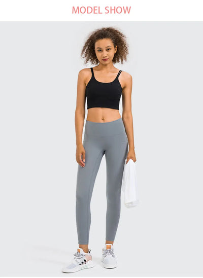 Pantalones Deportivos de Talle Alto con Compresión Abdominal para Correr - Image 8