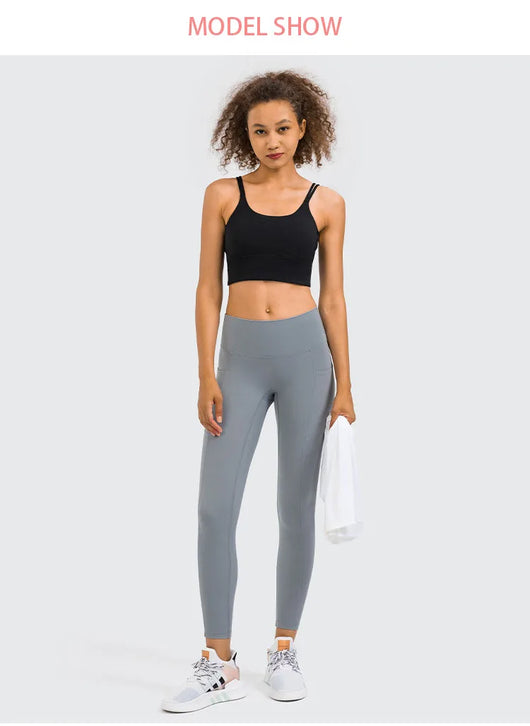 Pantalones Deportivos de Talle Alto con Compresión Abdominal para Correr - Image 8