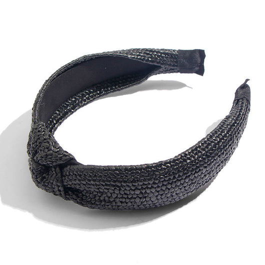 Diadema de Rafia Tejida a Mano - Natural y Elegante - Image 18
