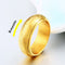 Stainless steel luminous ring B Dorado 10 number
