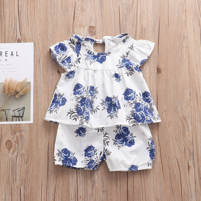 Conjunto Infantil Flores - Top y Shorts - Image 6
