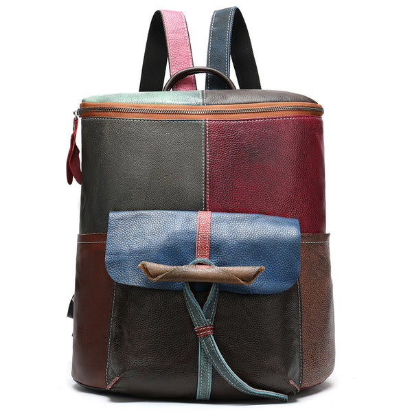 Mochila de Cuero Genuino para Mujer - Primera Capa