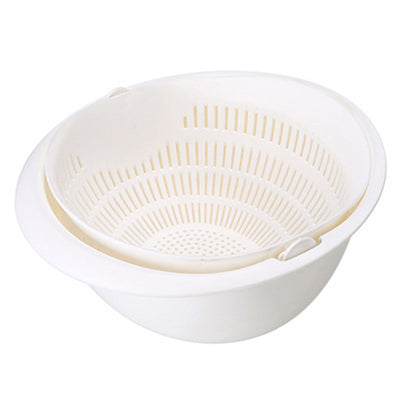 Colador Doble con Drenaje Extraíble para Frutas, Verduras y Arroz - Image 6