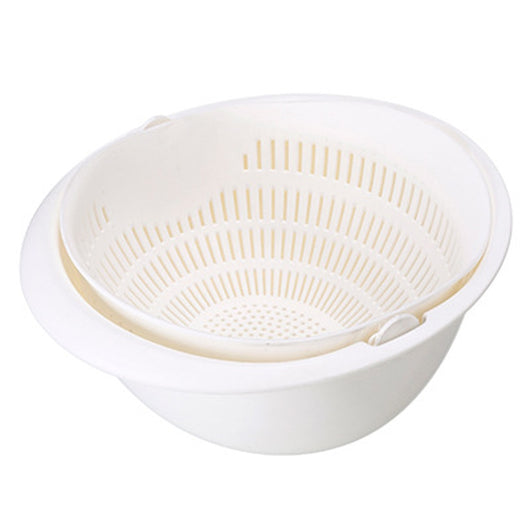 Colador Doble con Drenaje Extraíble para Frutas, Verduras y Arroz - Image 6