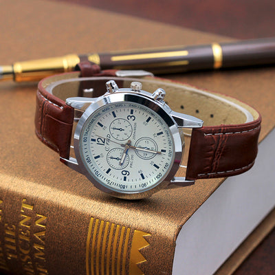 Reloj de Cuarzo para Hombre con Cristal Azul - Regalo de Moda Elegante - Image 9