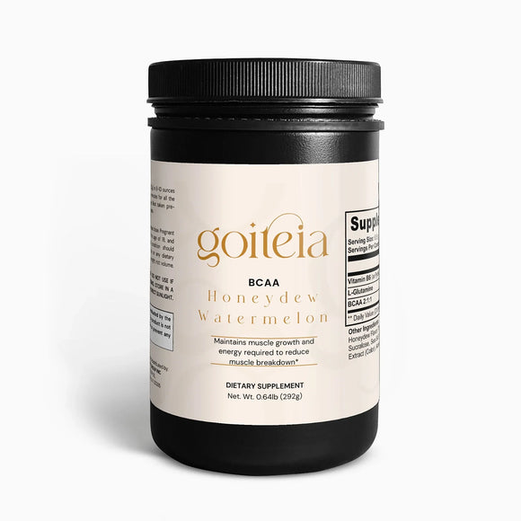 Polvo BCAA Goiteia para Recuperación Post-Entrenamiento Sabor Melón y Sandía