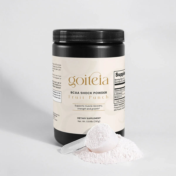 Goiteia BCAA Shock Powder (Fruit Punch) 0.64lb (292g) - Tekeno