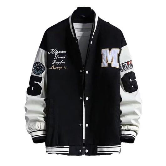 Chaqueta de Béisbol Holgada Estilo Hong Kong para Estudiantes de Secundaria - Image 5