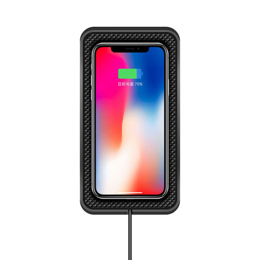 Cargador Inalámbrico Antideslizante para Auto Compatible con Apple - Image 4