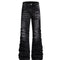 Jeans Masculinos de Grife com Pregas Texturizadas e Caimento Premium