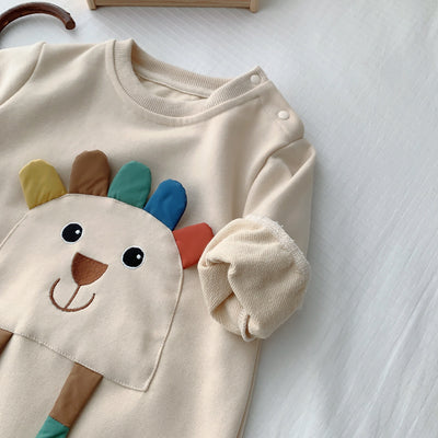 Pijama Enterizo Coreano para Bebé - Diseño Adorable para Gatear - Image 13