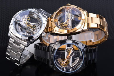 Reloj Mecánico Automático con Diseño Esqueleto - Image 3
