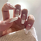 Parches de Manicura Transparentes de Larga Duración para Mujer