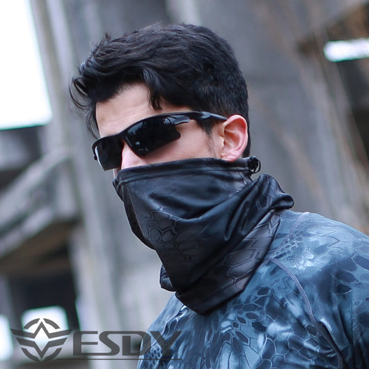 Máscara Deportiva Camuflada Multi-funcional: Protección Cortavientos y Transpirable