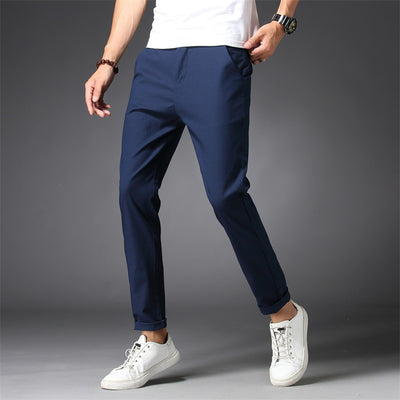 Pantalones Casuales Estilo Coreano Slim Fit