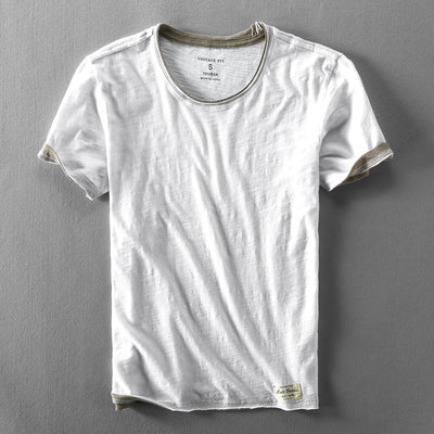 Camiseta Hombre Algodón Slub Verano Casual Ligera - Image 5
