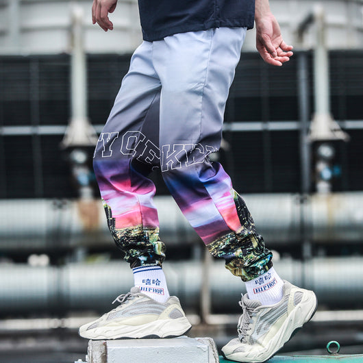 Pantalones deportivos con degradado de fleece - Image 10