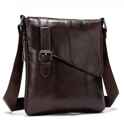 Bolso de Cuero Genuino para Hombro - Piel Flor de Res
