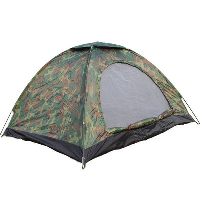 Tienda de Campaña Camuflaje Doble Capa para Camping y Aventuras - Image 4
