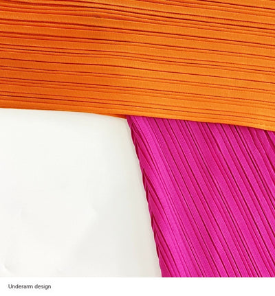 Blusa de Moda Asimétrica con Combinación de Colores para Primavera y Otoño - Image 19