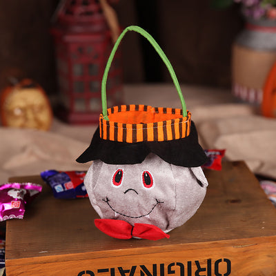 Bolsa de Caramelos Halloween con Diseño de Calabaza - Accesorio Portátil para Disfraz - Image 4