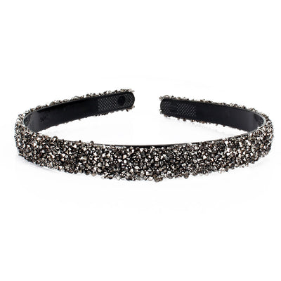 Diadema Semicircular Retro con Diamantes de Colores - Image 22