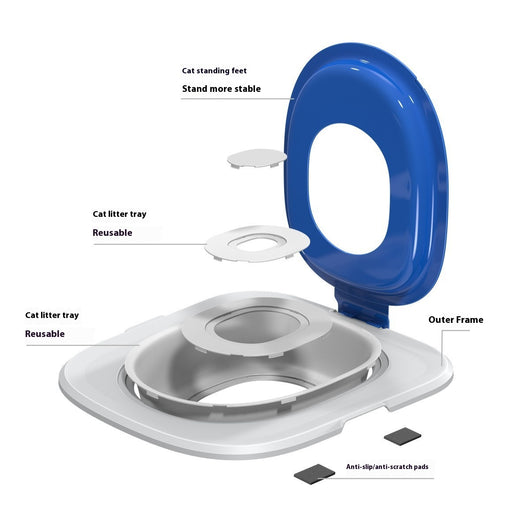 Entrenador de Baño para Gatos - Asiento Adaptador Higiénico Nueva Generación - Image 3