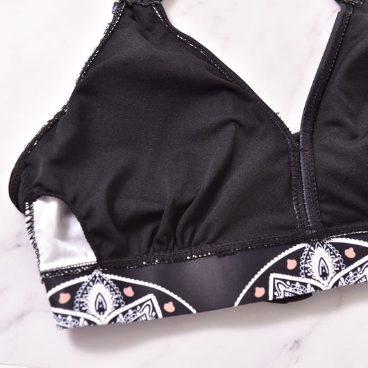 Bikini Estampado con Corte Dividido - Image 13