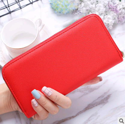 Cartera Larga para Mujer con Decoración de Moño Metálico y Compartimento para Teléfono - Image 3