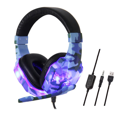Auriculares Camuflaje con Luz Brillante SY830MV - Image 16