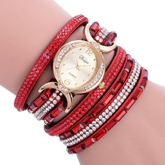 Reloj de Pulsera para Mujer con Brillantes - Elegancia Casual - Image 9