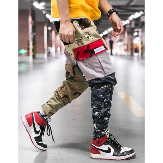 Pantalones de Trabajo Camuflaje Talla Grande con Cintura Elástica para Hombre - Image 3
