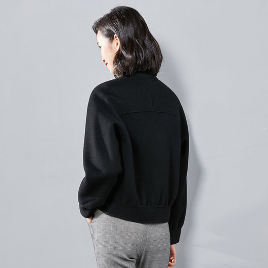 Abrigo de Lana Doble Faz con Cashmere para Invierno - Image 4