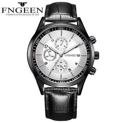 Reloj Deportivo Hombre Negro Acero - Resistente al Agua con Luminoso - Image 3
