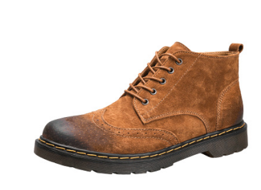 Botas Vintage para Hombre Talla Grande 38-47 - Estilo Brogue Clásico Invierno