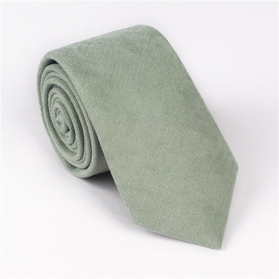 Corbata Casual de Color Liso - Image 6