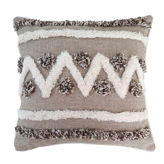 Almohada de Cintura Acolchada en Algodón y Lino para Sofá y Cama - Image 11