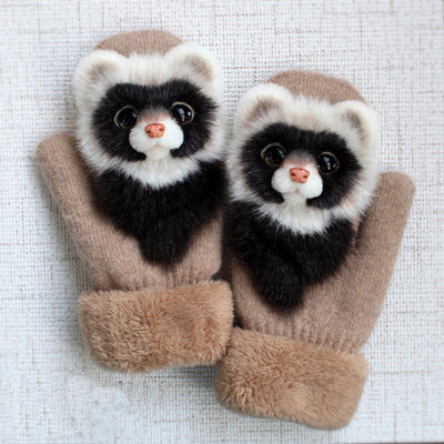 Manoplas Cálidas con Diseño de Animales para Otoño e Invierno - Image 7