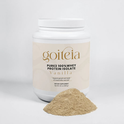 Goiteia Pure3 100% Whey Protein Isolate (Vanilla) 24.1oz (683g) - Tekeno