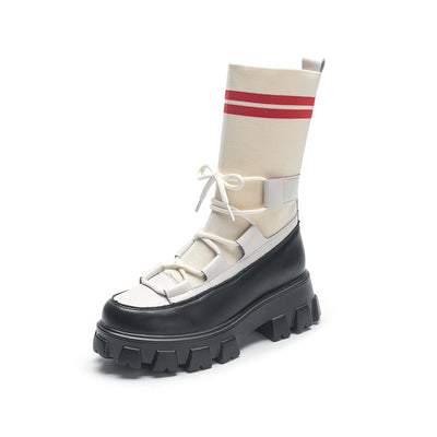 Botas de Lana con Suela Gruesa para Mujer - Image 11