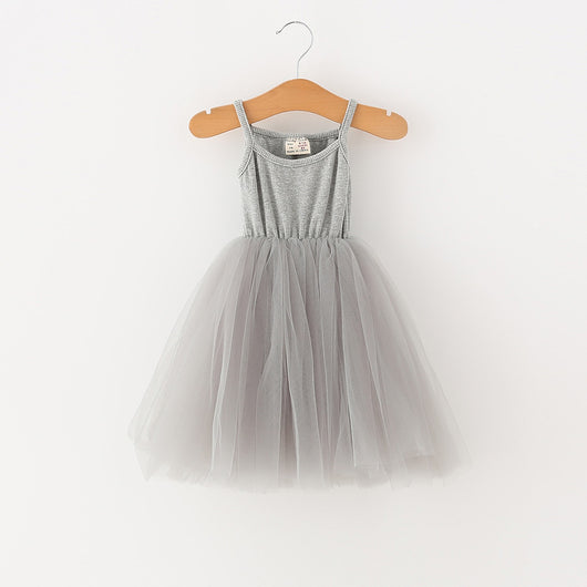 Vestido de Tirantes en Malla para Niñas - Image 60