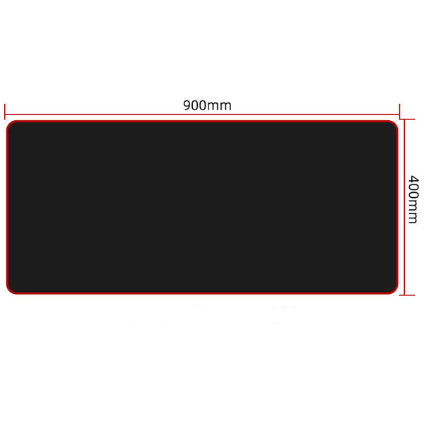 Tapete de Escritorio Extra Large Negro - Mousepad y Teclado Profesional