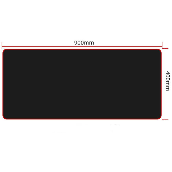 Tapete de Escritorio Extra Large Negro - Mousepad y Teclado Profesional