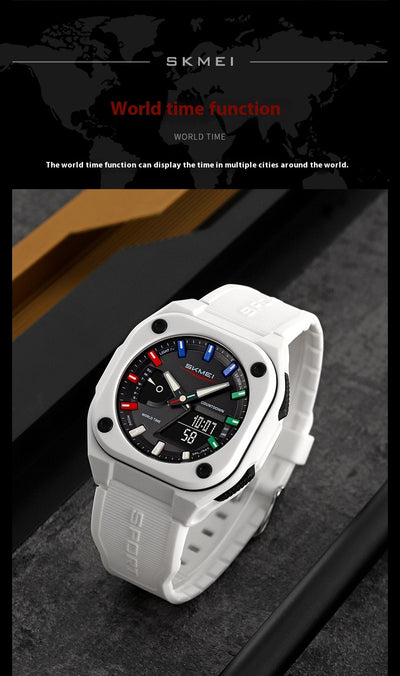 Reloj Electrónico Deportivo Dual con Insertos Luminosos e Impermeabilidad Total - Image 12