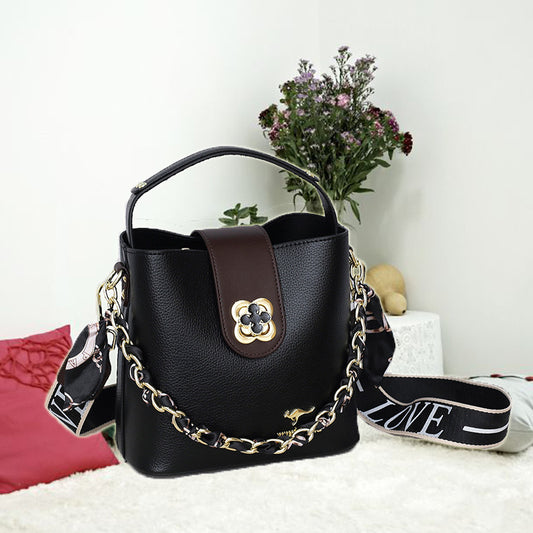 Bolso de Hombro Temperament con Correa Ancha