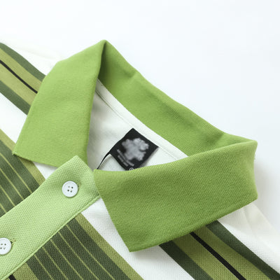 Camiseta Polo Hombre a Rayas con Solapa - Image 4