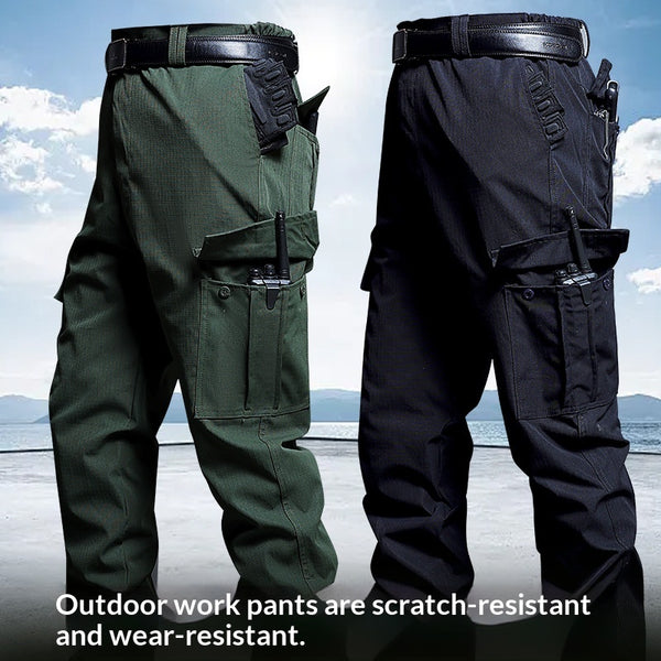 Pantalones Tácticos Multibolsillos Holgados de Trabajo Resistente