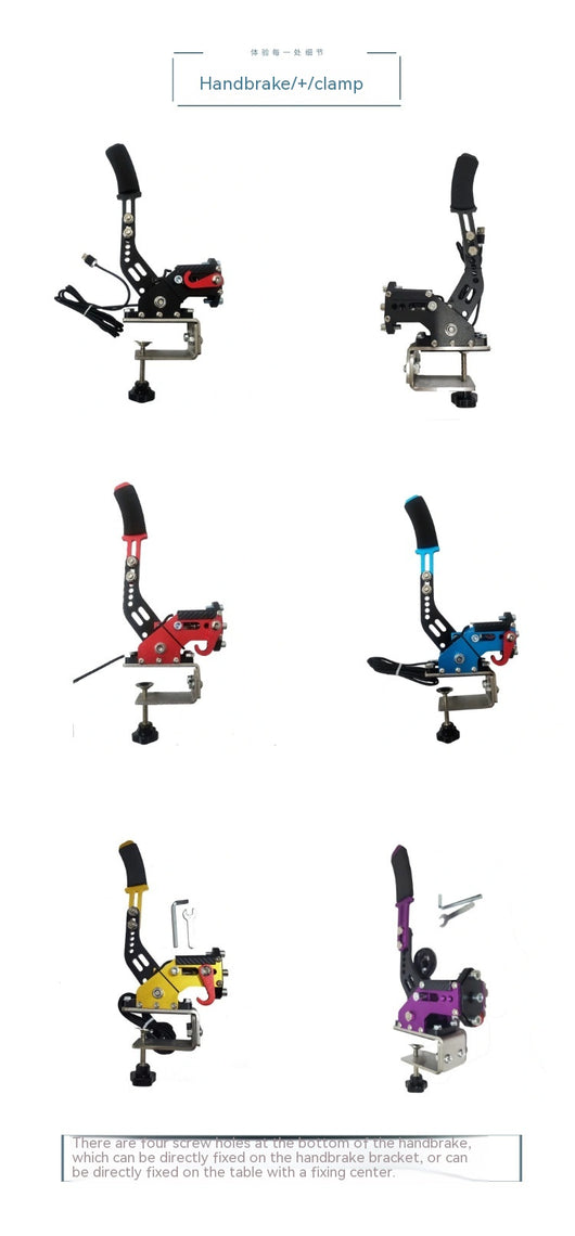 Soporte de Volante para Simulador de Carreras con Freno de Mano Lineal - Image 14