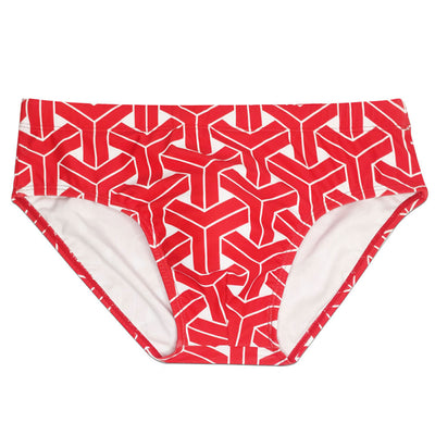 Bóxer de Baño Hombre Estampado Geométrico Triangular - Image 15